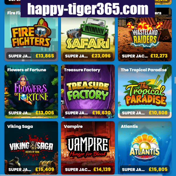 Happy Tiger Casino Slot Games Collection 2 - Zodiac Signs, Golden Pyramid, Gold Rush games