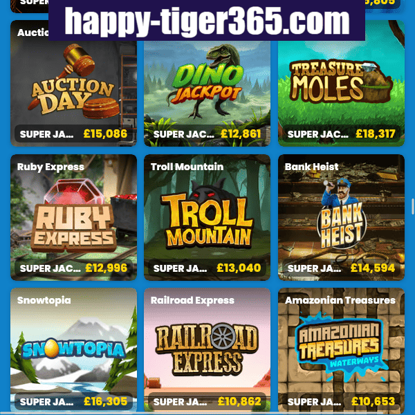 Happy Tiger Casino Slot Games Collection 3 - Fire Fighters, Safari, Wasteland Raiders games